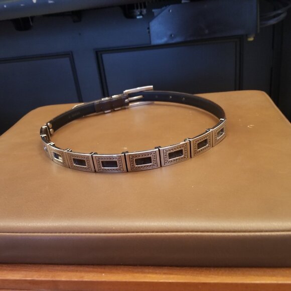 Leather and Metal Belt - Picture 2 of 3